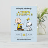 Invitation Pois chiches Bon Tristesse Faisons la fête ! Invit (Debout devant)