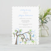 Invitation Pois Dans Un Jardin Jardin Jumeaux Bébé Garçons Do (Debout devant)