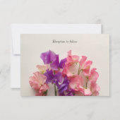 Invitation Pois doux frais (Dos)