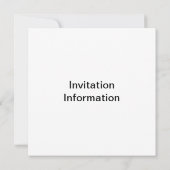 Invitation Pois roses chauds (Dos)