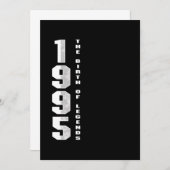 Invitation Poison du Birth Of Legends 1995 (Devant / Derrière)