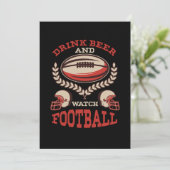 Invitation Poison du football (Debout devant)