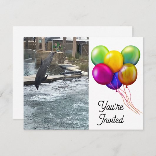 Invitation Poisson (Devant / Derrière)