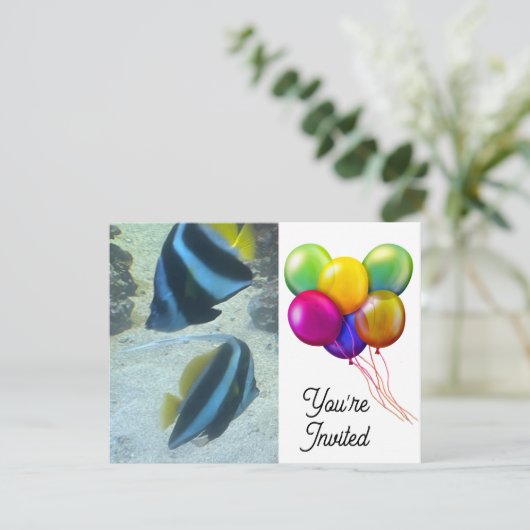 Invitation Poisson (Debout devant)