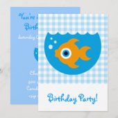 Invitation Poisson (Devant / Derrière)