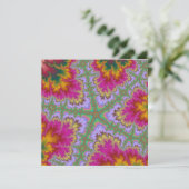 Invitation Poisson cactus rose (Debout devant)