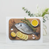 Invitation Poisson Dorado (Debout devant)