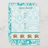 Invitation Poisson rouge ; Mignon (Devant / Derrière)