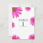 Invitation Poissons Roses Fleurs Faisy Pays Élégant Rustique (Devant)