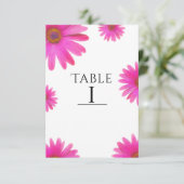 Invitation Poissons Roses Fleurs Faisy Pays Élégant Rustique (Debout devant)