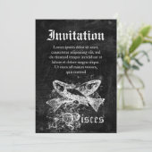 Invitation Poissons Vintages Zodiac (Debout devant)
