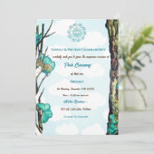 Invitation Poite Janeu Upanayanam Hindu Saint Thread Papillon (Debout devant)