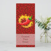 Invitation Poivre avec flamme (Debout devant)