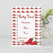 Invitation - poivrons de piment fort (Debout devant)