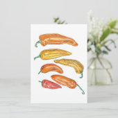 Invitation Poivrons doux (Debout devant)