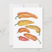 Invitation Poivrons doux (Devant)