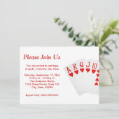 Invitation Poker (Debout devant)