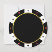 Invitation Poker Chip Bachelor Party (Dos)