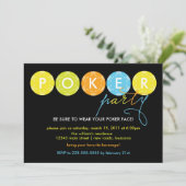Invitation Poker Party (Debout devant)