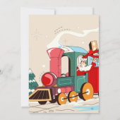 Invitation Polar Express Train Kids Birthday Party Adventure (Dos)