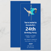 Invitation Pole Fitness (Devant / Derrière)