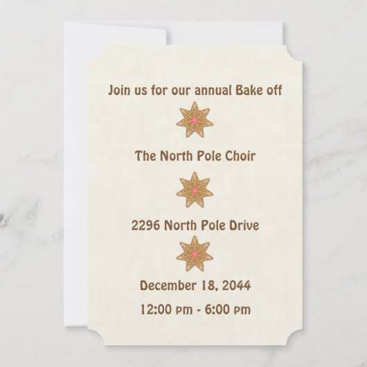 Invitation Pôle Nord (Dos)