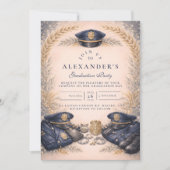 Invitation Police Academy Formal Badge Graduation (Devant)