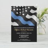 Invitation Police Academy Graduation Law Enforcement Officer (Debout devant)