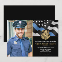 Invitation Police Academy Graduation police police applicatio