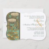 Invitation Police Art Nouveau Dragonfly foncé RVB Code Hexadé (Devant)