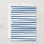 Invitation Police de la ville fête d'anniversaire (Dos)