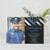 Invitation Police Graduation Party Police Application de la l (Debout devant)