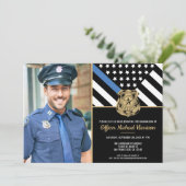 Invitation Police Graduation Party Police Application de la l (Debout devant)