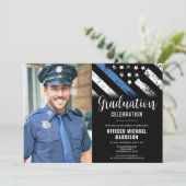 Invitation Police Graduation Party Police Application de la l (Debout devant)