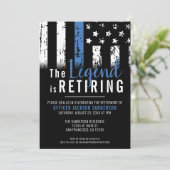 Invitation Police Police Service de la retraite (Debout devant)