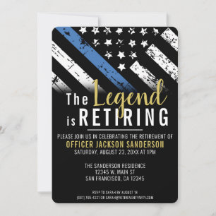 Invitation Police Service de la retraite