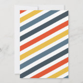 Invitation Policier Policeman Cop Car Anniversaire (Dos)