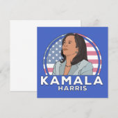 Invitation Politique Kamala Harris (Devant / Derrière)