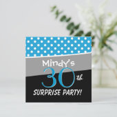 Invitation Polka Dot, 30e anniversaire de la fête de Polka Mo (Debout devant)