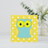 Invitation Polka Dot Owl V2 (Debout devant)