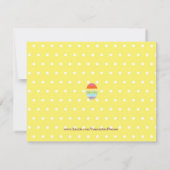 Invitation Polka Dot Pâques (Dos)