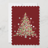 Invitation Polka Dot Tree Christmas Party (Dos)