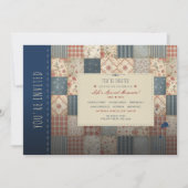 Invitation polyvalente courtepoint vintage (Devant)