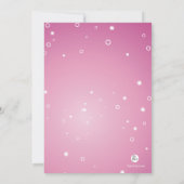 Invitation Pom-pom girl Silhouette (Dos)