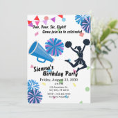 Invitation Pom-Poms de Cheerleader (Debout devant)