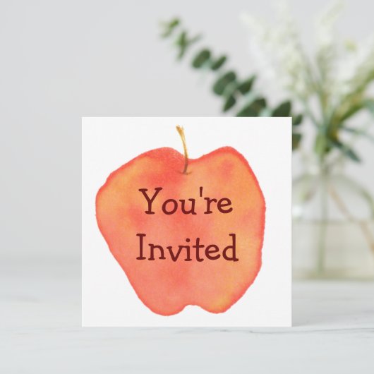 Invitation Pomme (Debout devant)