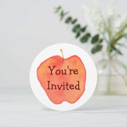 Invitation Pomme (Debout devant)