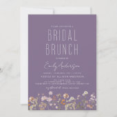Invitation Pomme Boho Fleur sauvage Bridal Brunch Douche (Devant)