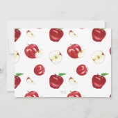 Invitation Pomme de nos yeux Photo Anniversaire Fête N'import (Dos)