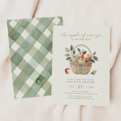 Invitation Pomme de notre oeil Baby shower d'automne Invitati